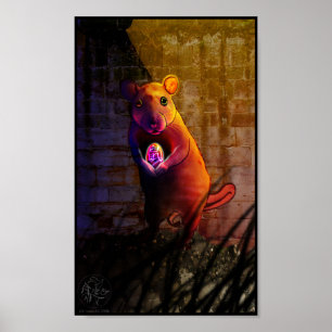 Chinees Poster voor Zodiac Rat