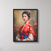 Chinees Prinses Portret Canvas Afdruk (Voorkant)