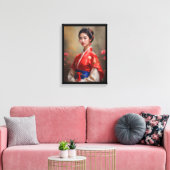 Chinees Prinses Portret Canvas Afdruk (Insitu (Woonkamer))