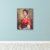 Chinees Prinses Portret Canvas Afdruk (Insitu (Houten vloer))