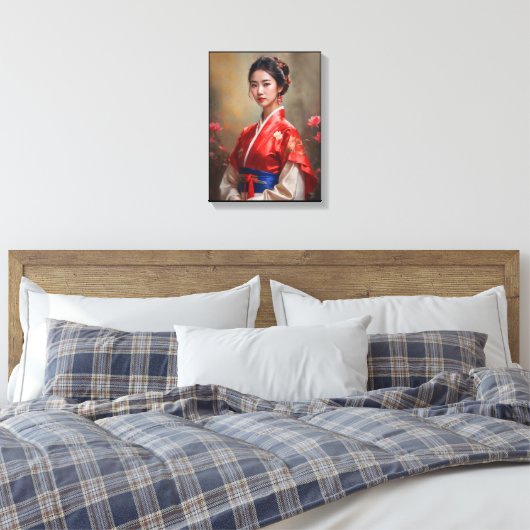 Chinees Prinses Portret Canvas Afdruk (Insitu (Slaapkamer))