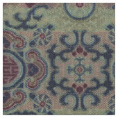 Chinees Qing-dynasty Flower Brocade Pattern fabric Stof (Close Up)