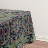 Chinees Qing Dynasty Flower Brocade Pattern Tafelkleed (Voorbeeld)