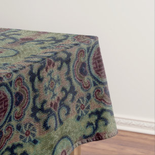 Chinees Qing Dynasty Flower Brocade Pattern Tafelkleed