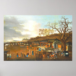 Chinees Qing Dynasty Procession Fine Art Poster