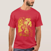 Chinees Rat Year 2020 Grape Mannen T-shirt (Voorkant)