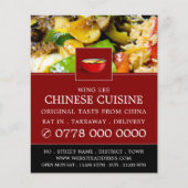 Chinees restaurant Adverteren Flyer (Voorkant)
