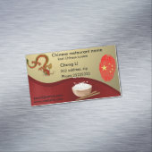 Chinees restaurant magnetisch visitekaartje (Voorbeeld)