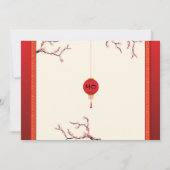 Chinees restaurant op Birthday party: wegnemen fot Kaart (Achterkant)