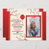 Chinees restaurant op Birthday party: wegnemen fot Kaart (Voorkant / Achterkant)