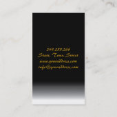 Chinees restaurant Red Fan-moal Bar Visitekaartje (Achterkant)