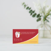 Chinees restaurant Takeaway Visitekaartje (Staand voorkant)