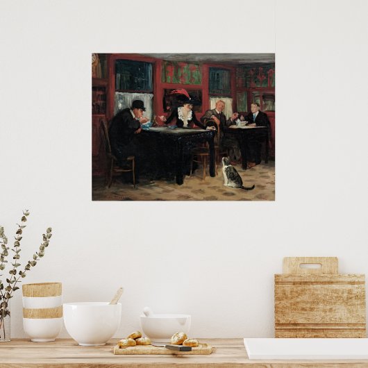 Chinees restaurant van John Sloan Poster (Keuken)