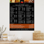 Chinees restaurantmenu poster (Keuken)