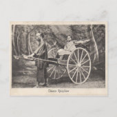  Chinees Rickshaw Foto Briefkaart 1905 (Voorkant)