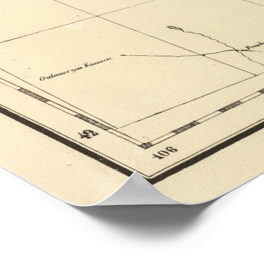 Chinees rijk, Azië 46 Poster (Hoek)