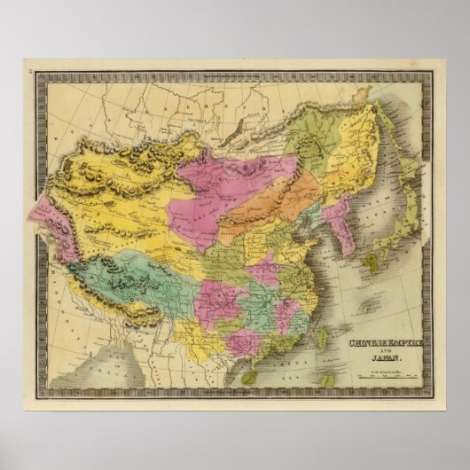 Chinees rijk en Japan Poster (Voorkant)