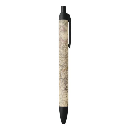 Chinees rijk, Japan Zwarte Inkt Pen (Achterkant (Verticaal))