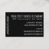 Chinees rijstbuskruid (met ritssluiting) visitekaartje (Achterkant)