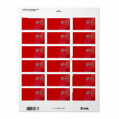 Chinees Rode Deur Huwelijksadres/het Verschepen Et Etiket (Full Sheet)