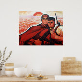 Chinees Rode Leger Poster (Keuken)