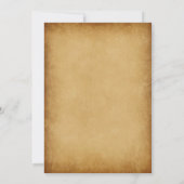 Chinees  roos goud omlijst vrijgezellenfeest kaart (Achterkant)