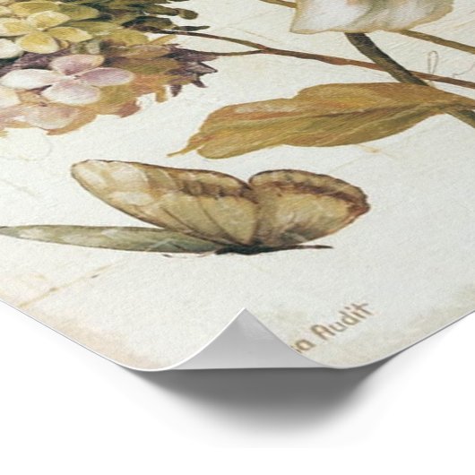  Chinees Roos. Poster (Hoek)