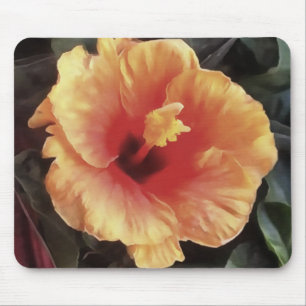 Chinees Roos Vloeiende artistieke Floral Bloom Muismat