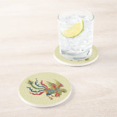 Chinees Rooster Art Animal Onderzetter (Zijkant)