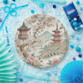 Chinees Roze wc-papier Borden Papieren Bordje (Feest)