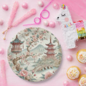 Chinees Roze wc-papier Borden Papieren Bordje (Feest)