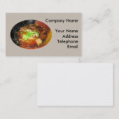 Chinees rundvlees noodle Dish Visitekaartje (Voorkant / Achterkant)