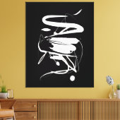 Chinees schilderachtig schilderij met opdruk canvas afdruk (Insitu (Woonkamer))