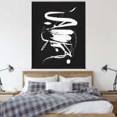 Chinees schilderachtig schilderij met opdruk canvas afdruk (Insitu (Slaapkamer))