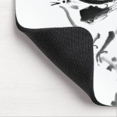 Chinees schilderen, pruimen en vogel muismat (Hoek)