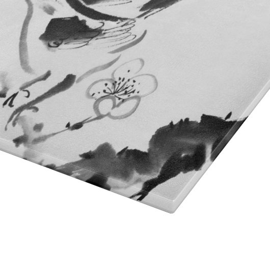 Chinees schilderen, pruimen en vogel snijplank (Hoek)