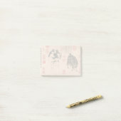 Chinees schilderende roomgeit Lunar Year Zodiac Pi Post-it® Notes (Op bureau)