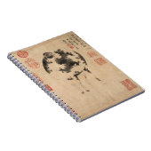 Chinees schilderende roomgeit Lunar Year Zodiac SN Notitieboek (Rechterzijde)