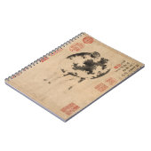 Chinees schilderende roomgeit Lunar Year Zodiac SN Notitieboek (Linkerzijde)