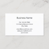 Chinees schilderij Blauwe Bergen Visitekaartje (Achterkant)