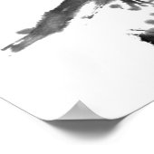 Chinees schilderij van bloemen, bloesem poster (Hoek)