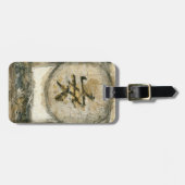 Chinees schilderij van Mauro Bagagelabel (Voorkant horizontaal)