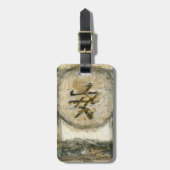 Chinees schilderij van Mauro Bagagelabel (Voorkant verticaal)