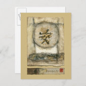 Chinees schilderij van Mauro Briefkaart (Voorkant / Achterkant)