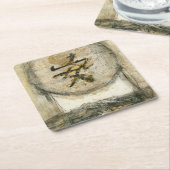 Chinees schilderij van Mauro Kartonnen Onderzetters (Schuin)