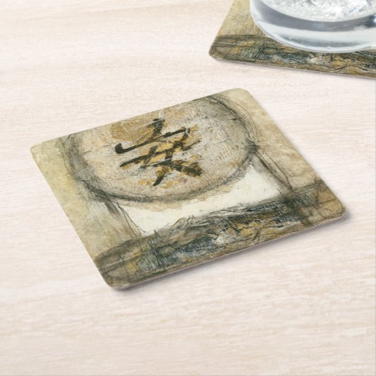 Chinees schilderij van Mauro Kartonnen Onderzetters (Schuin)