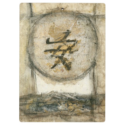 Chinees schilderij van Mauro Klembord (Achterkant)