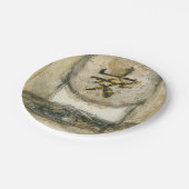 Chinees schilderij van Mauro Papieren Bordje (Gekanteld)