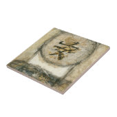 Chinees schilderij van Mauro Tegeltje (Zijkant)