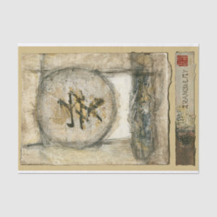 Chinees schilderij van Mauro Tissuepapier